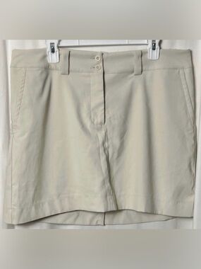 Nike Golf Women's Tour Performance Cream Skort Size 12